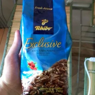 Tchibo Exclusive 100% Arabica Natural Medium Roast Coffee Beans 250g — photo 6