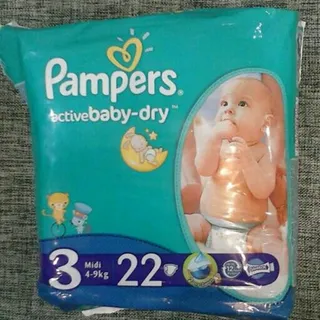 Pampers Active Baby-Dry Midi 3 diapers for children 4-9 kg 22 pcs — photo 10