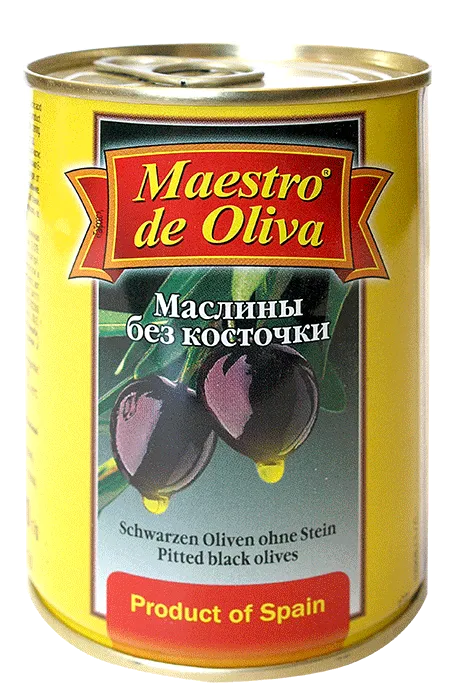 Maestro de Oliva Pitted Olives Tin 280g