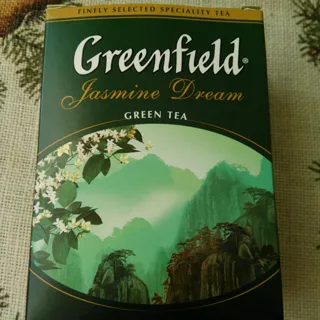 Greenfield Green Jasmine Loose Leaf Tea 100g Cardboard Box — photo 7