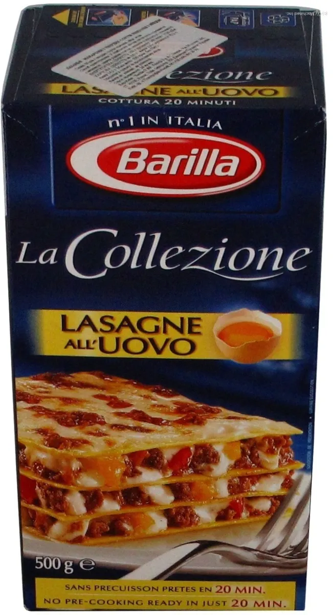 Barilla Lasagne all'Uovo Bolognesi No.199 Egg Lasagna 500g