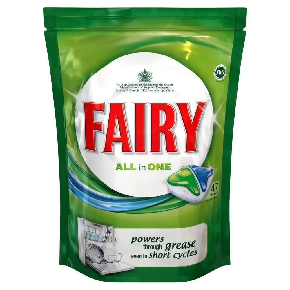 Таблетки для посудомийної машини Fairy Все в 1 Original, 47 шт, 2 пакети