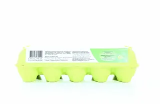 Yasensvit chicken eggs brown white C1 tray 10 pcs — photo 7