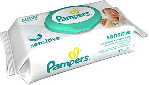 Pampers Baby Sensitive Wet Wipes 56 Pack