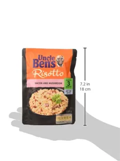Uncle Bens Різотто з беконом і грибами, для мікрохвильової печі — фото 2