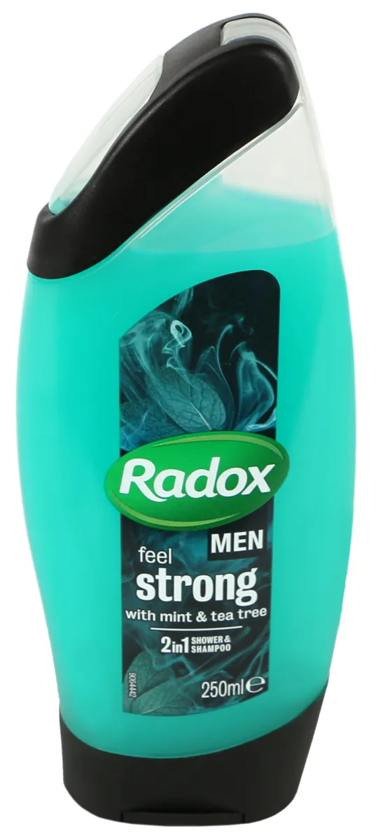 Radox Men Освіжаючий м'ята і чайне дерево 2в1 гель для душу