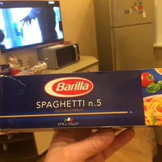 Barilla Spaghetti No. 5 pasta 500g carton box — photo 8