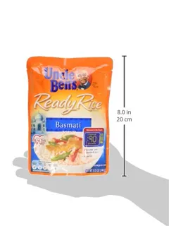 Uncle Bens, Ready Rice, Basmati, 8.5 oz Pouch (6-pack) — photo 4