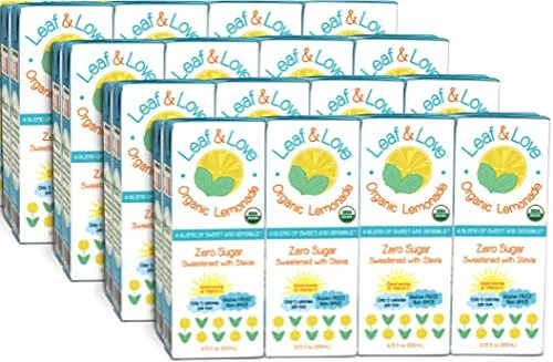 Leaf & Love без цукру органічний лимонад у коробці, 32 г