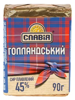 Slavia processed Dutch cheese 45% 90g — photo 4