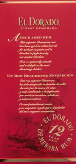 El Dorado 12-річний Золотий Ром 70cl — фото 9