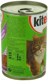 Kitekat Home Dinner Cat Food with Liver Tin 400g — photo 4
