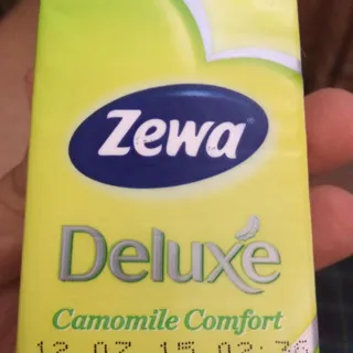 Zewa Deluxe Chamomile Paper Tissues 3-Ply 10 pcs — photo 7