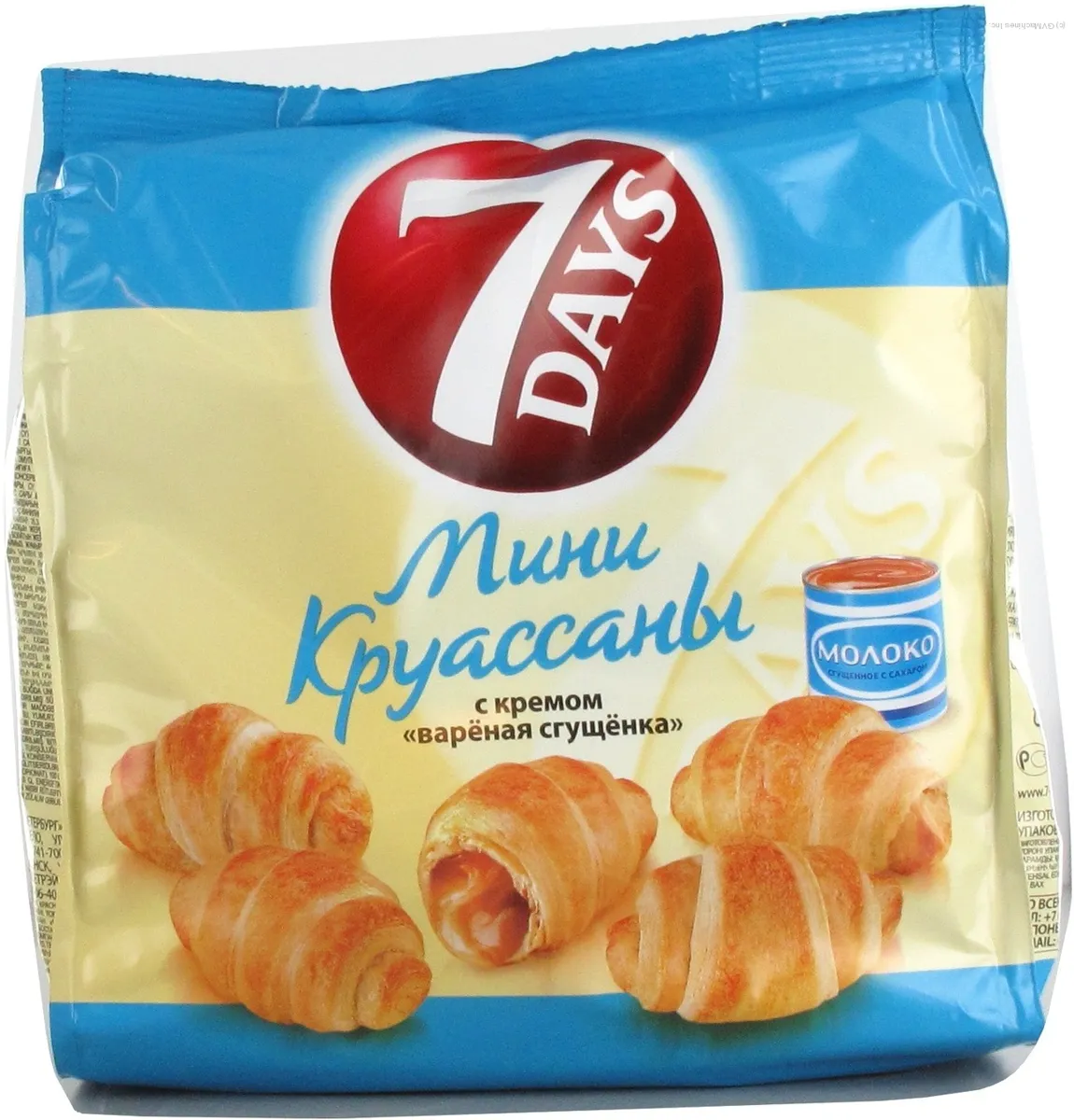 7 Days Mini Croissant with Condensed Milk 200g