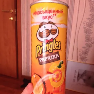 Pringles Paprika Potato Chips Tube 165g — photo 10