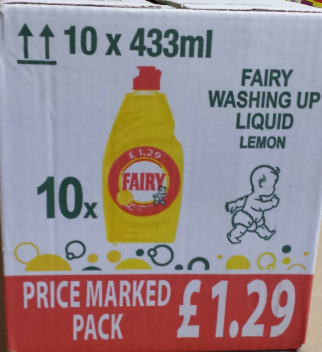 Fairy Liquid Лимон 433 мл X 10