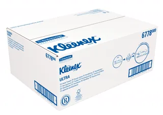 Kleenex +6778 ULTRA Hand Towels, Airflex, 3-ply, Interfolded, 124 Sheets per Box, White (Pack of 15) — photo 3
