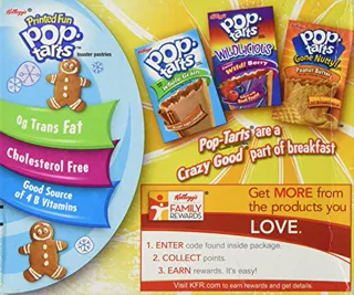 Kelloggs Pop-Tarts Frosted Gingerbread (Limited Edition) - 12 Cookies, 21.1 oz Box — photo 3