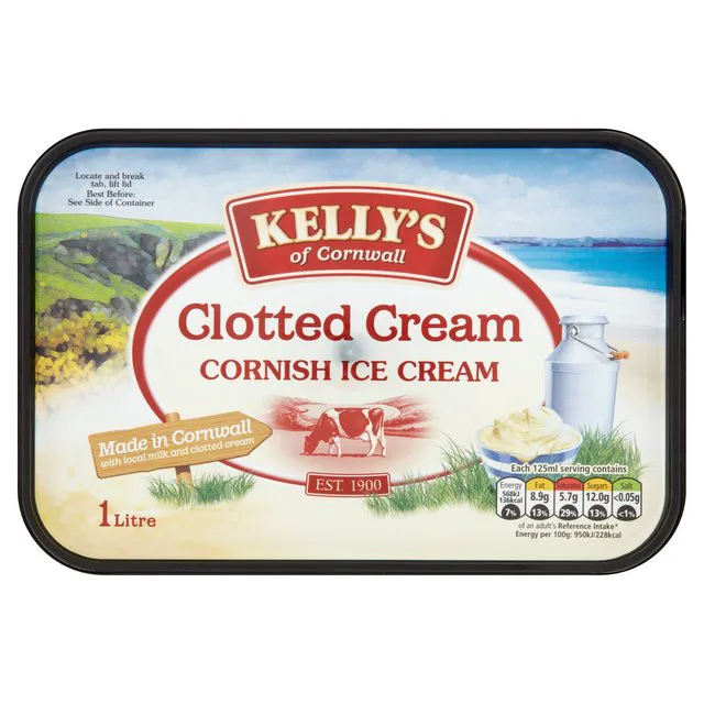 Крем вершковий ванільний Kellys Of Cornwall