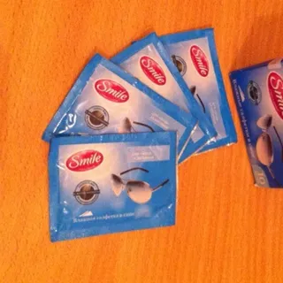 Smile Wet Wipes Sachets Glasses Care 10pcs — photo 3
