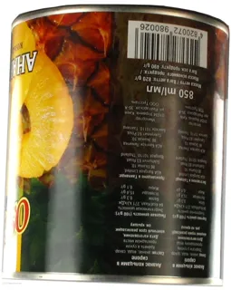 Oscar Pineapple Rings in Syrup Tin 820g — photo 2