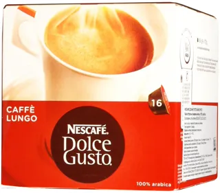 Natural ground roasted coffee Nescafe Dolce Gusto Lungo 100% Arabica 16х7g Great Britain — photo 4
