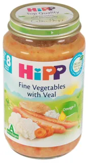 Hipp Veal Puree with Rice and Vegetables for Babies from 8 Months, 220g Glass Jar — photo 6