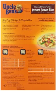 Uncle Bens Quick & Natural Brown Rice, Instant, Whole Grain, 14 oz — photo 4