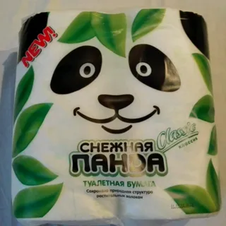 Snizhna Panda Classic Toilet Paper 2-ply 4pcs — photo 7
