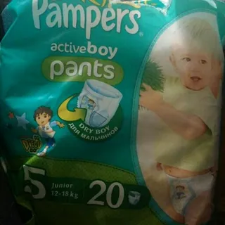 Підгузки Pampers Activ Boy Junior 20 шт — фото 4