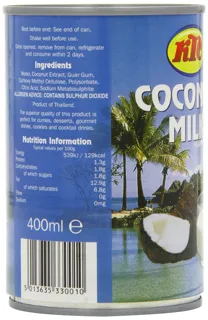 KTC Coconut Milk 400 ml (Pack 12) — photo 11