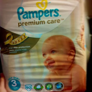 Premium Care Unisex Baby Diapers N3 Midi 4-9kg 80pcs — photo 3