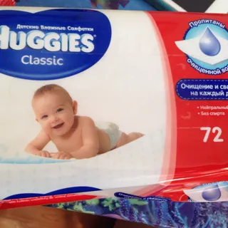Huggies Classic Wet Wipes 72 pcs x18 — photo 10