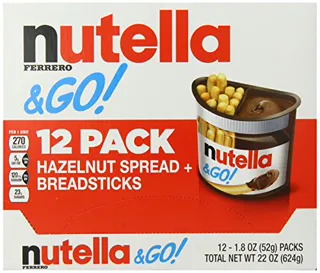 Nutella Ferrero Hazelnut Spread and Sticks, 12 packs - 22 oz — photo 2