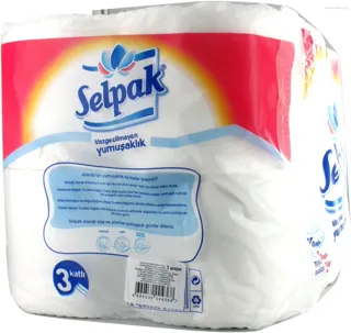3-Ply White Toilet Paper 12 pcs — photo 3