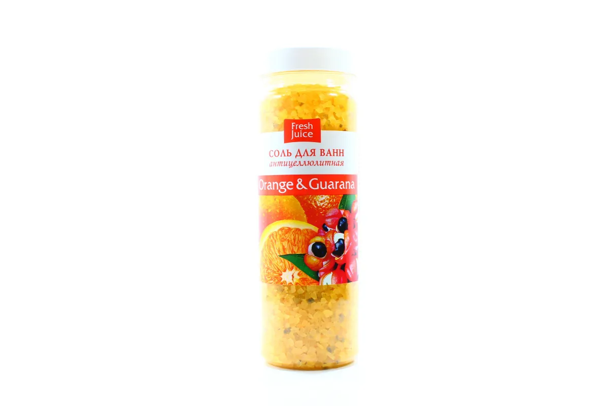 Fresh Juice Bath Salt Orange and Guarana 700g x10
