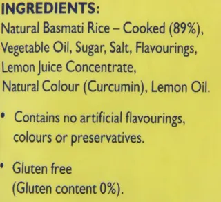 Tilda Steamed Basmati Lemon — photo 2