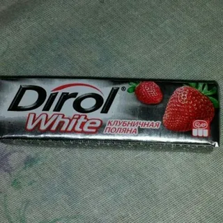 Dirol White Strawberry Chewing Gum 13.6g — photo 2