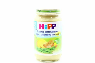 Hipp Rabbit Puree with Mashed Potatoes and Green Beans 220g — photo 7