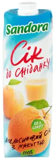 Sandora To Breakfast orange juice with pulp 0.95L — photo 3