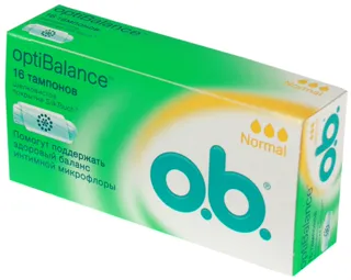 O.B. Optibalance Normal Tampons 16 pcs — photo 2