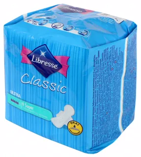 Libresse Classic Ultra Clip Super Drai Sanitary Pads 9pcs — photo 7