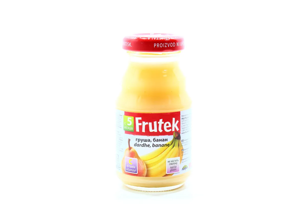 Frutek pear and banana nectar with pulp children's, enriched with vitamin C, gluten-free, 125ml