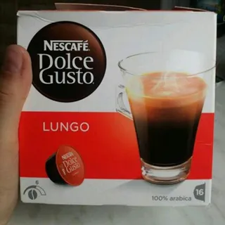 Natural ground roasted coffee Nescafe Dolce Gusto Lungo 100% Arabica 16х7g Great Britain — photo 7