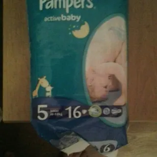 Pampers Active Baby-Dry 5 Diapers 11-18kg 16pcs — photo 7