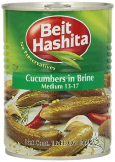 Beit Hashita Pickles in Brine, Medium, 18 oz (12 pack) — photo 4