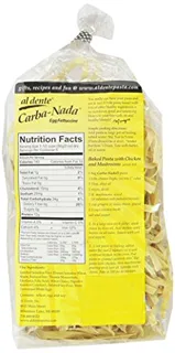 Al Dente Carba-Nada Egg Fettuccine, 10 oz bags (6 pack) — photo 6