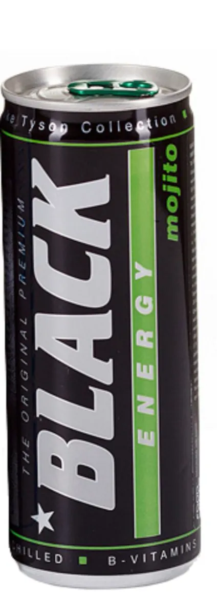 Black Energy Tyson Mojito Lime & Mint Carbonated Energy Drink 0.25L