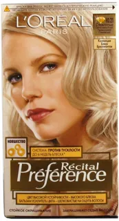 Loreal Recital Hair Dye 10.21 Very Light Ash Blonde Pearly Lightener — photo 4