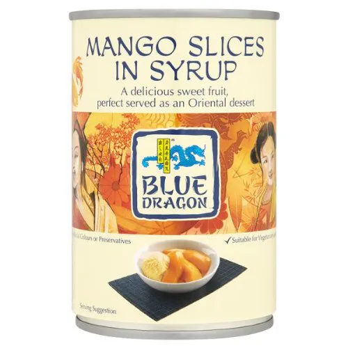 Blue Dragon Mango Pieces in Syrup 12 x 425